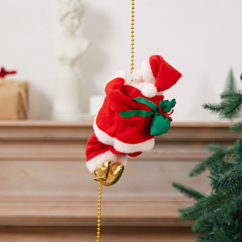 Climbing Santa Claus Figurine Christmas Decorations