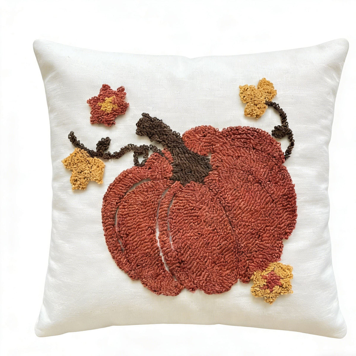 Halloween Pumpkin Throw Pillow | Plush Accent for Sofas, Chairs, and Beds