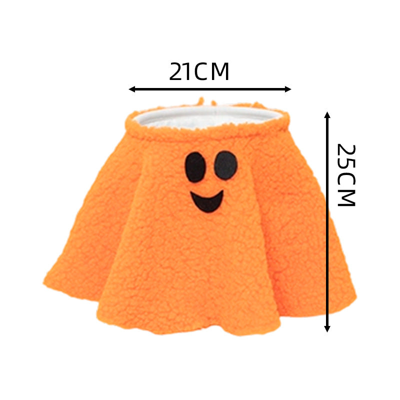 Halloween Ghost Decorative Basket | Available in 4 Colors | Holds Treats and Decorations, Then Stores Them After