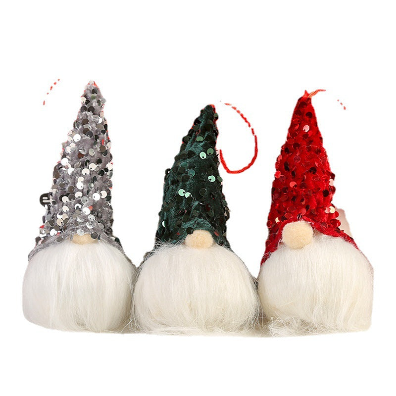 Light Up Christmas Gnome Figurines with Sequin Hats