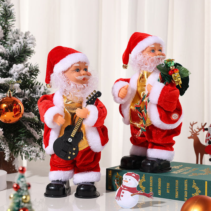 Christmas Santa Claus Figurine Doll for Holiday Decorations
