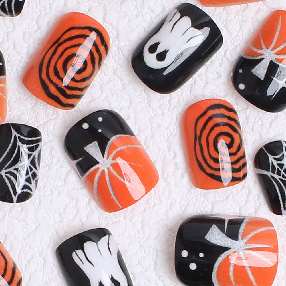 Halloween Press-On Nails | Available in Jelly, Kleber | Glue-Free Application in Minutes for Parties and Nights Out