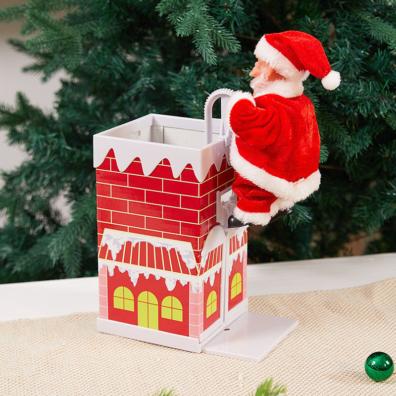 Climbing Santa Claus Figurine Christmas Decorations