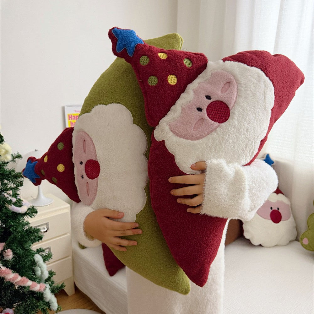 Christmas Pillows Santa Claus Plush Throw Pillow Decor
