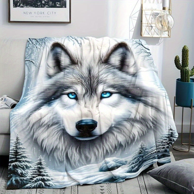 Cartoon Animal Fleece Warm Blanket for Couch and Bed | Machine Washable Throw | 29 Printed Designs