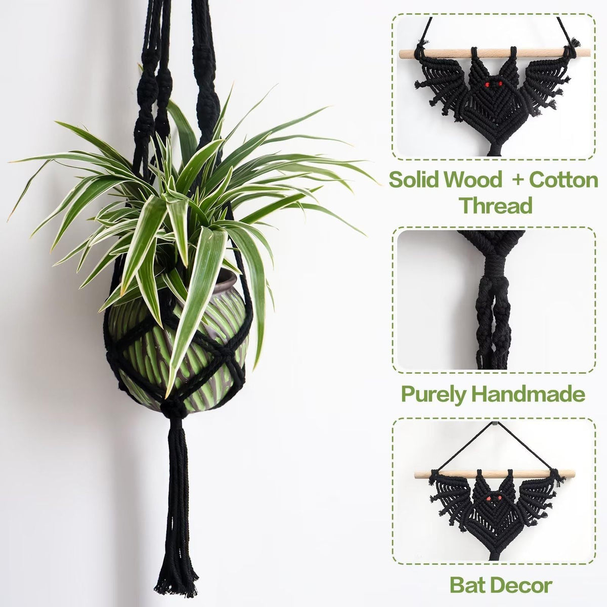 Halloween Bat Wall Art | Available in 2 Sizes | Ready to Hang in Hallways, Living Rooms, and Entrances