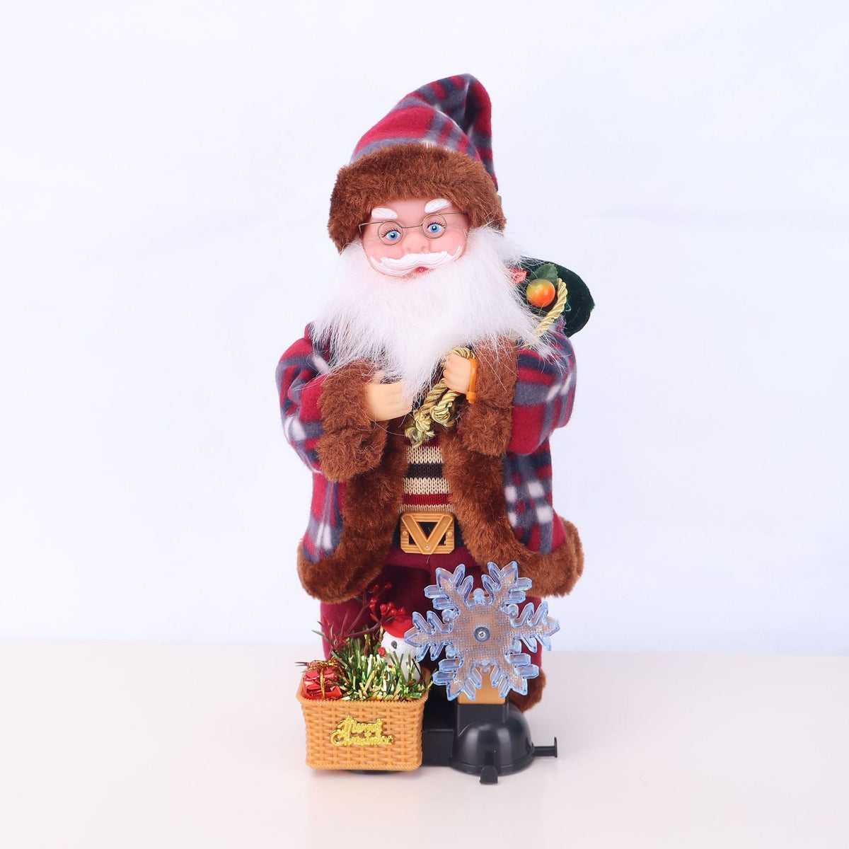 Santa Claus Figurine Christmas Decoration for Home Display