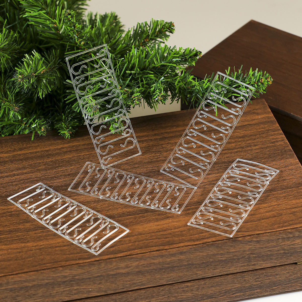 Christmas Tree Ornament Hooks on Sprue for Hanging Decorations