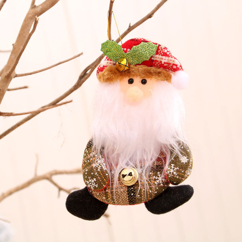 Snowman Christmas Tree Ornaments in Four Designs | Built-In Loop for Easy Display | Bright Holiday Decorations for Wreaths
