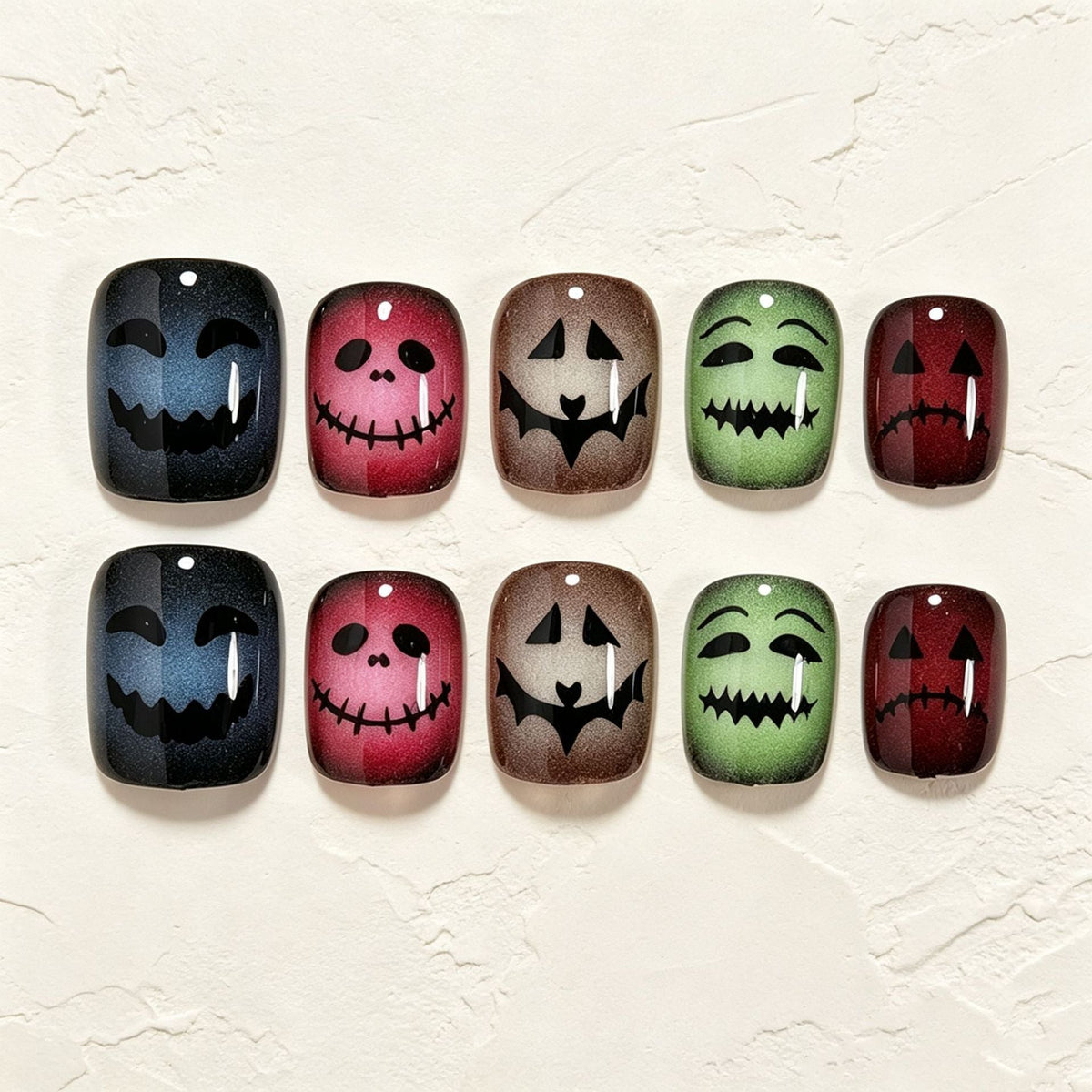 Halloween Press-On Nails | Available in Jelly | Glue-Free Application in Minutes for Parties and Nights Out
