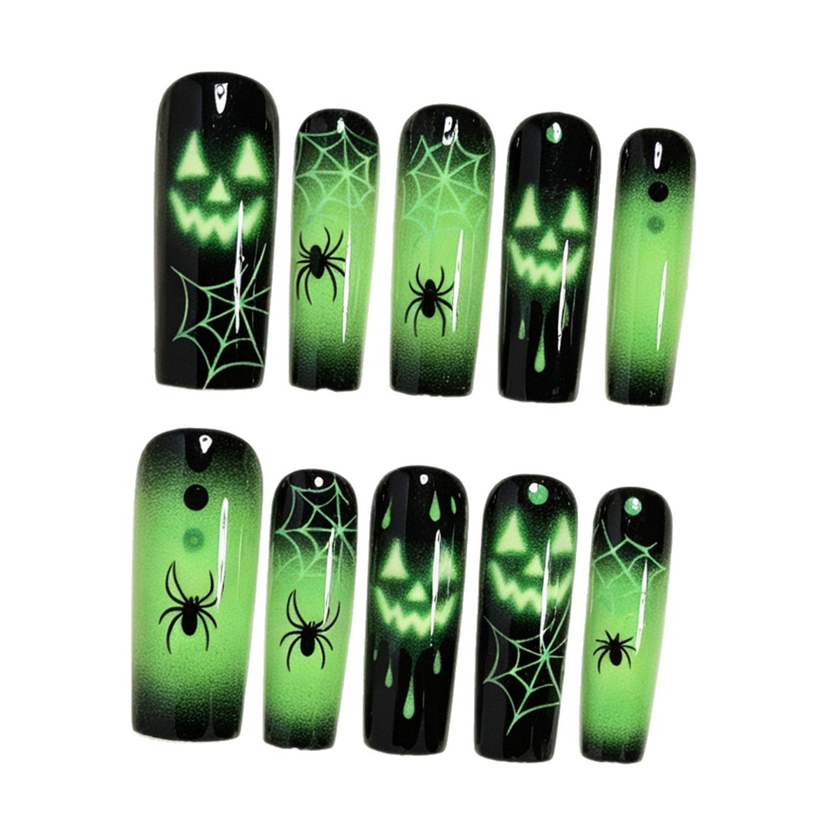 Halloween Press-On Nails | Available in Jelly | Glue-Free Application in Minutes for Parties and Nights Out