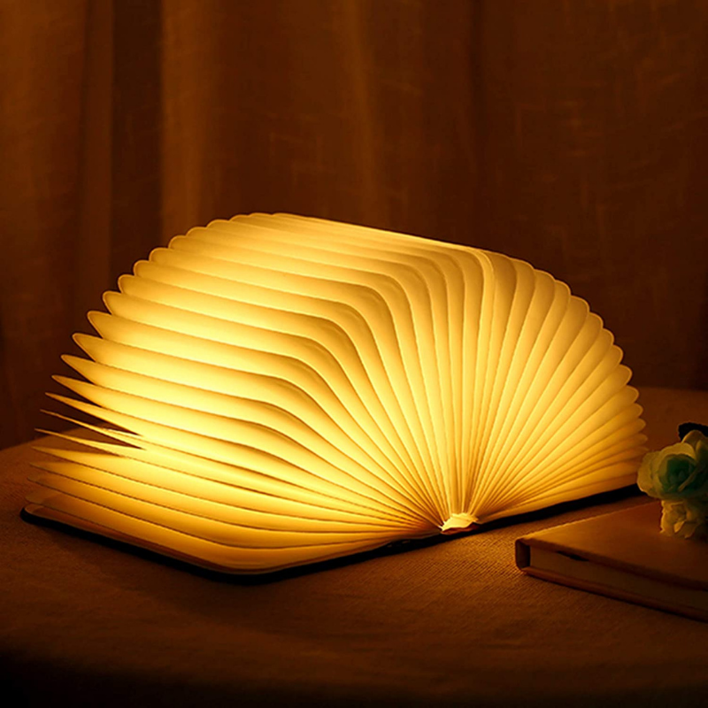 Rechargeable LED Book Lamp | Foldable, Wireless Design | Flexible Lighting for Desks and Bedside Tables