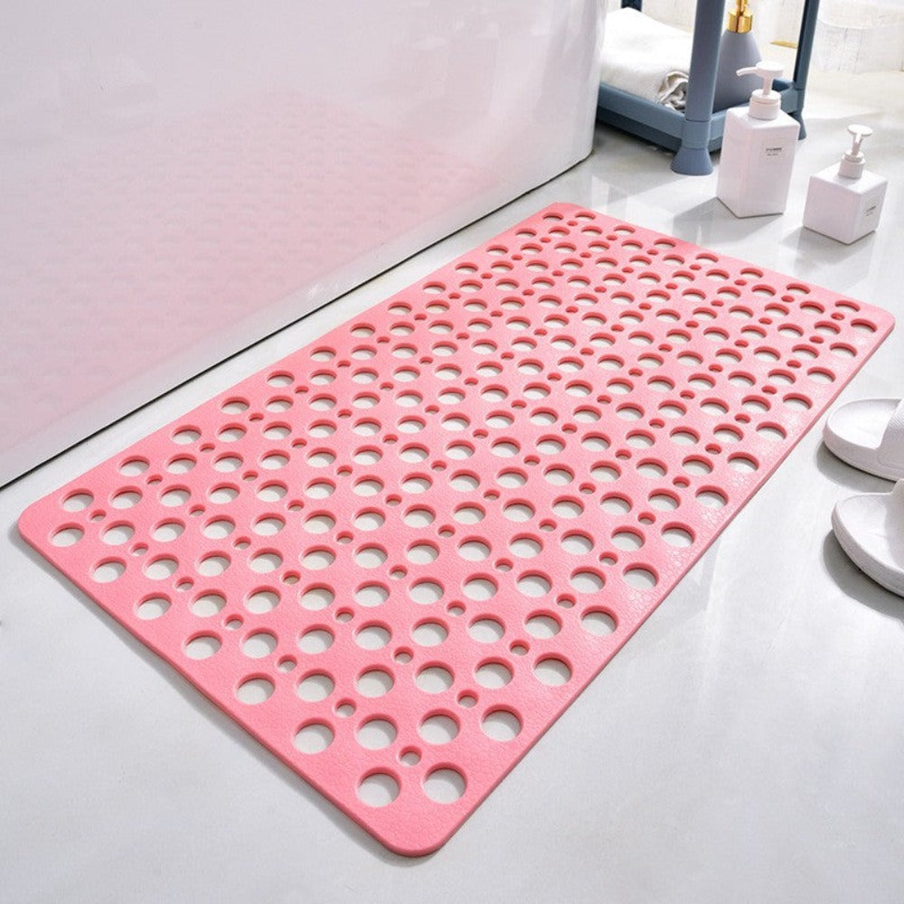 Secure Non-Slip Shower Mat | Antibacterial, Easy-to-Clean Surface | Stable Footing for Showers and Bathtubs