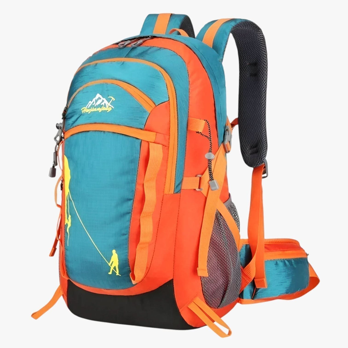 Lightweight Hiking Backpack with Hydration Compartment | 9.2 Gallon Capacity | Ventilated Back Panel for Hiking and Cycling
