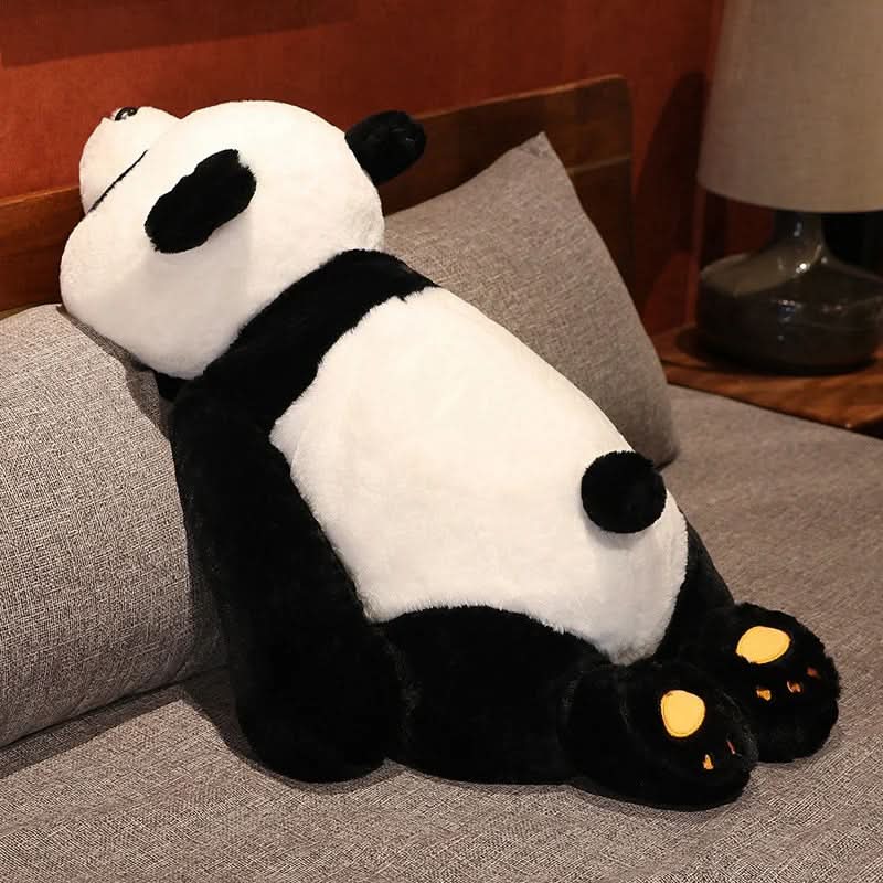 Giant Panda Plush Cushion in Large Format | Soft Filled Interior | Comfortable Support for Beds, Sofas, and Floors