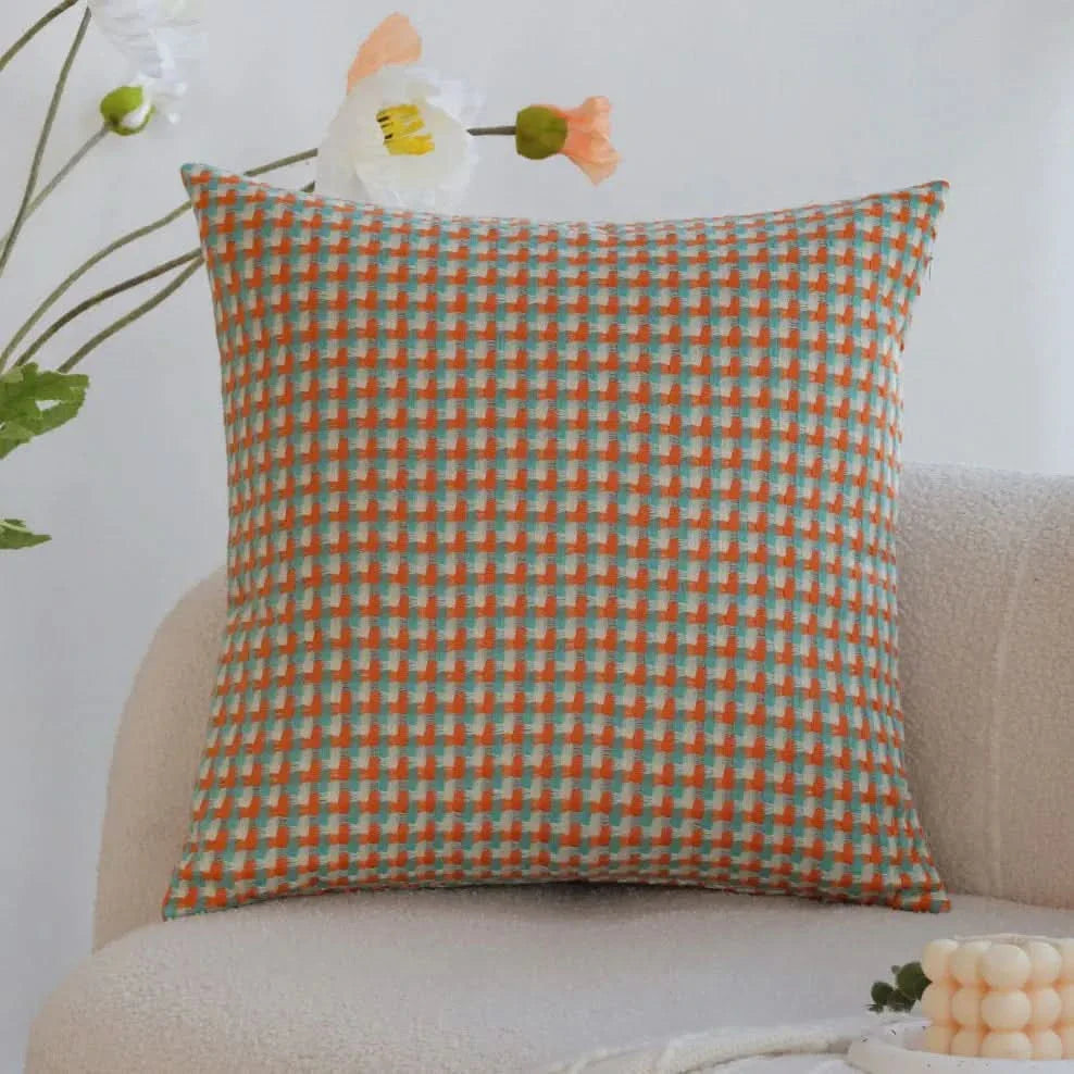 Scandinavian Throw Pillow Cover, 17.7 x 17.7 Inches | Clean Minimal Design | Nordic Style for Any Room