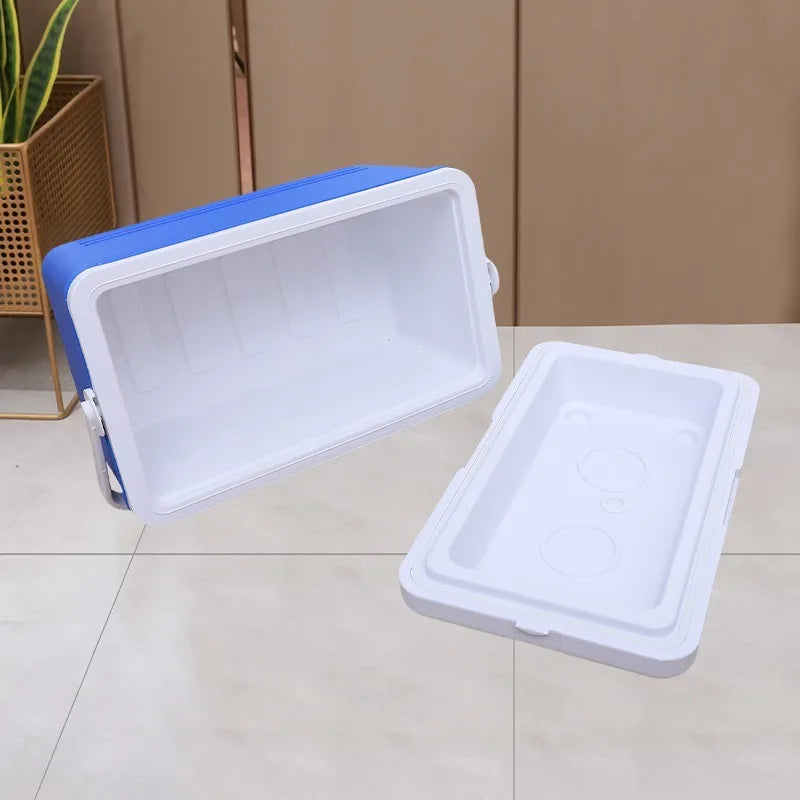Portable Camping Cooler Box with Carry Handle | 7.9 Gallon Insulated Capacity | Keeps Food and Drinks Cold on the Go