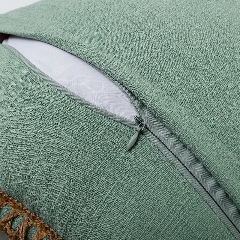 French-Style Pillow Cover in Polyester | Elegant Decorative Design | Refreshes Sofas, Chairs, and Beds