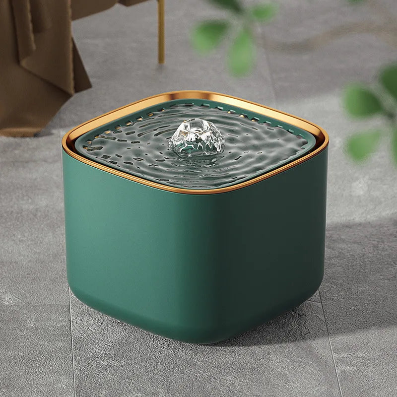 Ultra Quiet Cat Water Fountain with a 3 Liter Tank | Adjustable Flow Rate and USB Power | BPA and Phthalate Free