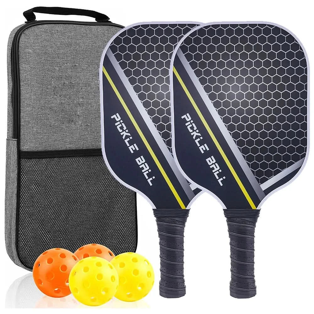 Carbon Fiber Pickleball Paddle Set