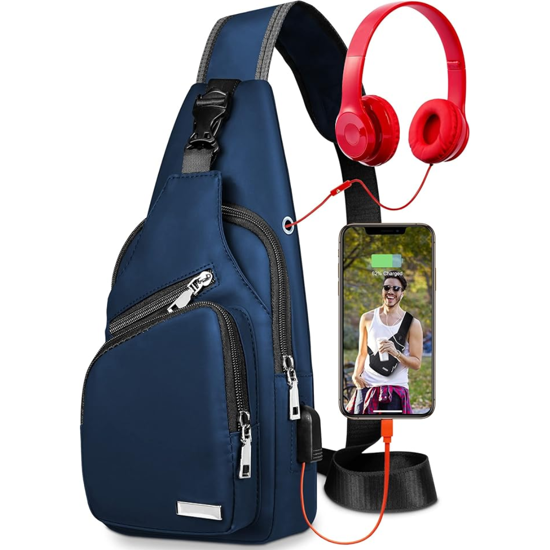 Waterproof Sling Bag with Crossbody Design | Single-Strap, Hands-Free Carry | Keeps Essentials Dry While Traveling
