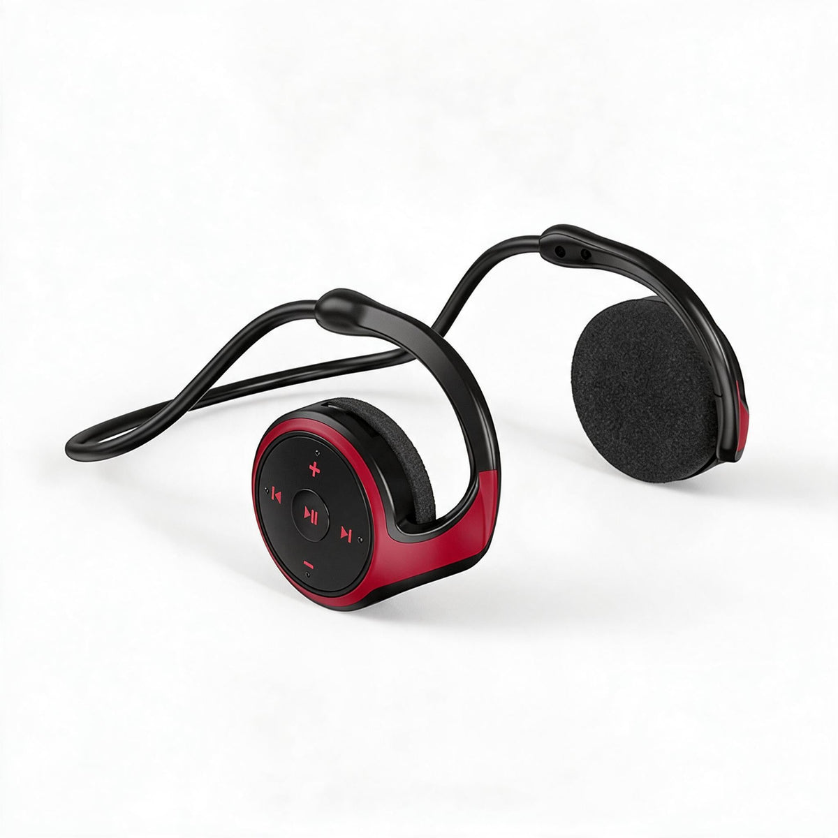Wireless Bluetooth Head Phones with a Neckband | On Ear Headphones with Built In MP3 Player | microSD up to 32 GB, 10 Hours