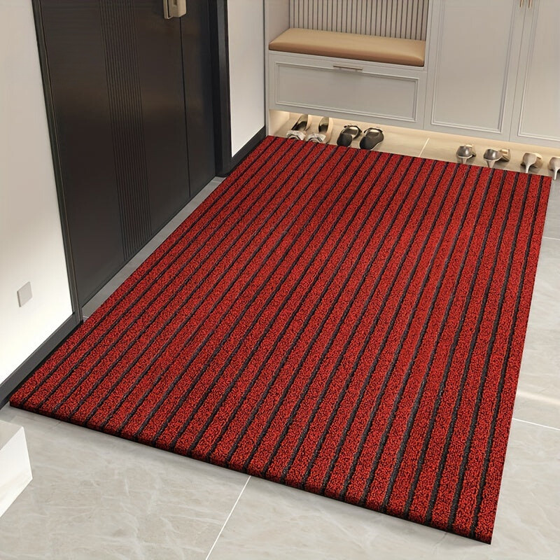 All-Season Doorway Mat with a Non-Slip PVC Backing | Low Profile Entrance Rug for Indoors and Out | 2 Colors, 2 Sizes