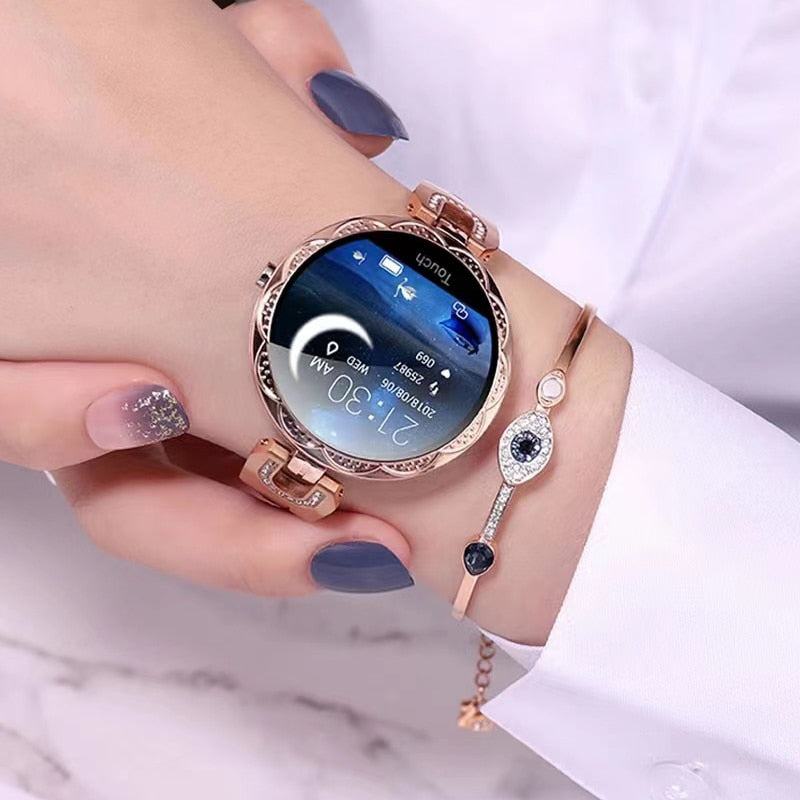 Women's Smart Watch with IP67 Water Resistance | Step, Sleep and Heart Rate Tracking with Notifications | 3 Colors