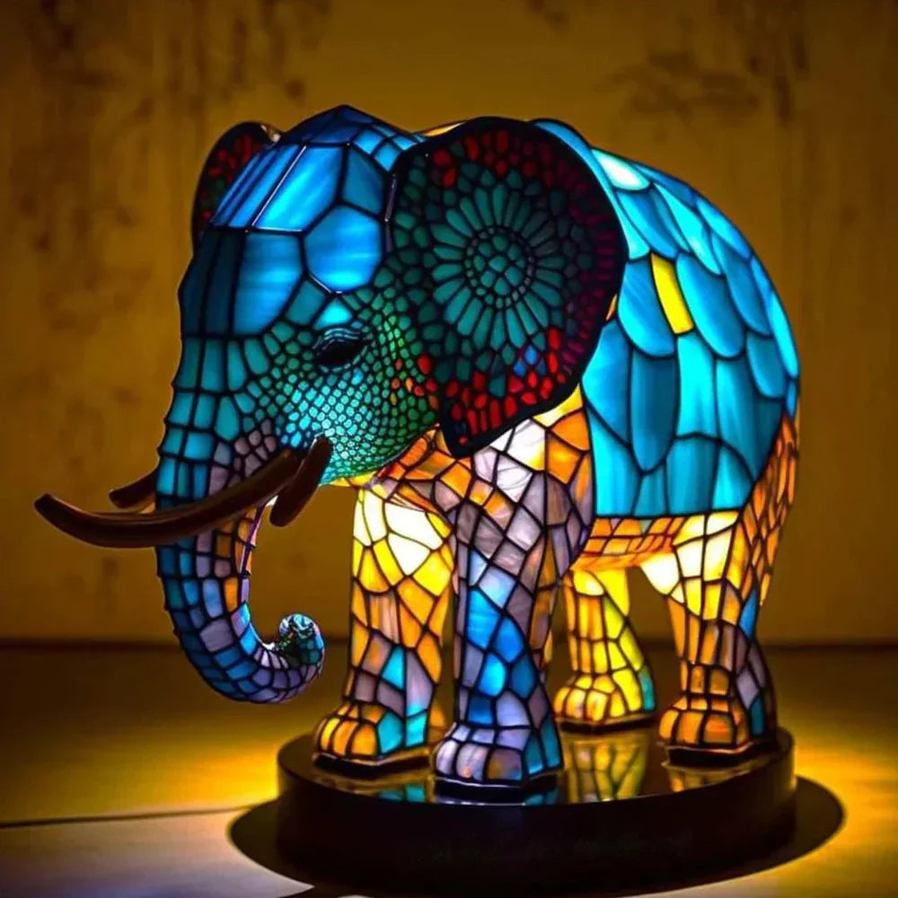 Decorative Table Lamp with Animal-Inspired Base | Soft Ambient Lighting | For Living Rooms, Bedrooms, and Desks