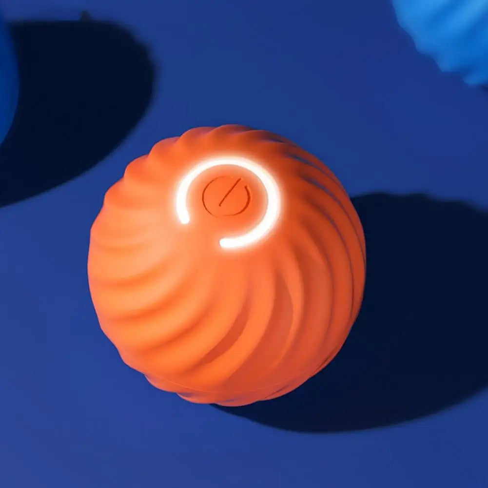 Self-Rolling Interactive Dog Toys Ball with Rechargeable Battery | ABS and Silicone Build | 2 Colors