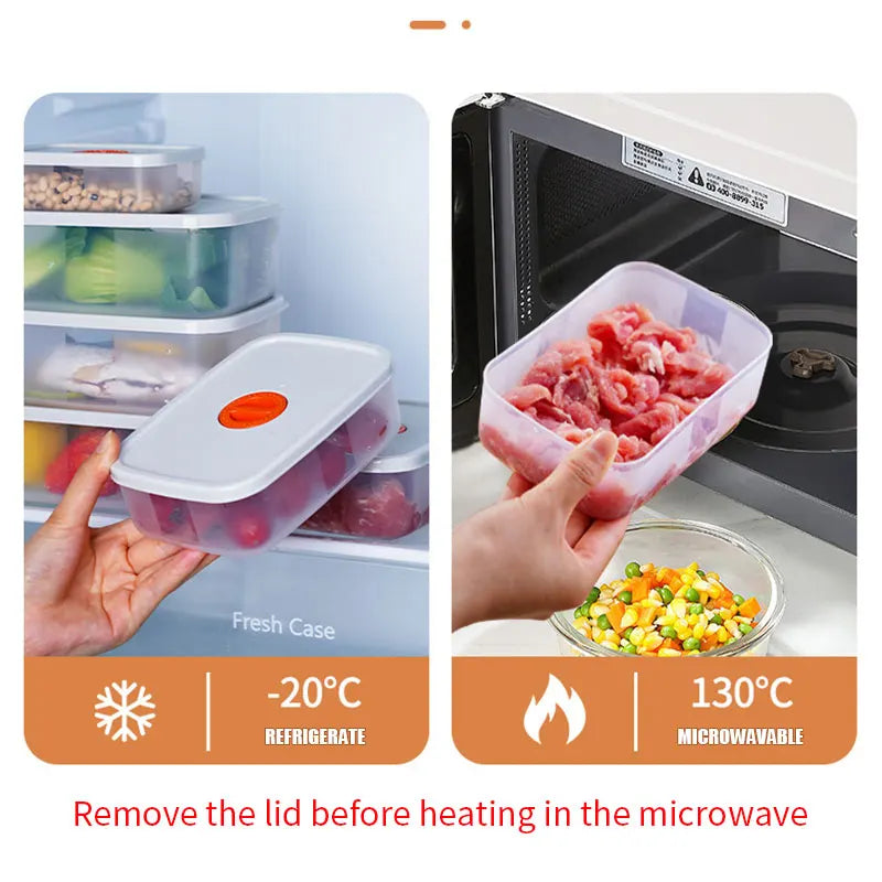 Airtight Storage Containers for Food with Freshness Timer Lids | Microwave and Freezer Safe BPA-Free Plastic | Sizes S to L