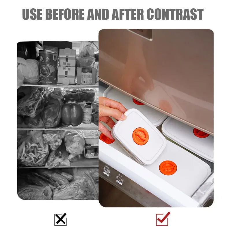Airtight Storage Containers for Food with Freshness Timer Lids | Microwave and Freezer Safe BPA-Free Plastic | Sizes S to L