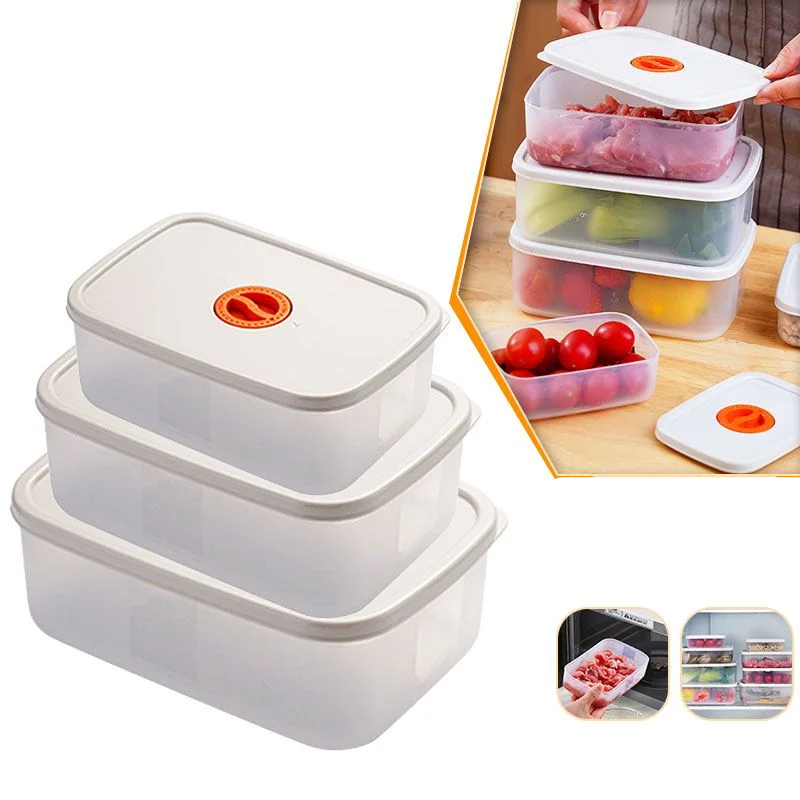 Airtight Storage Containers for Food with Freshness Timer Lids | Microwave and Freezer Safe BPA-Free Plastic | Sizes S to L