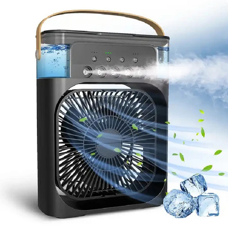 Portable USB Air Cooling Fan | Adjustable Speed and Airflow Direction | Compact Design for Desk and Travel Use