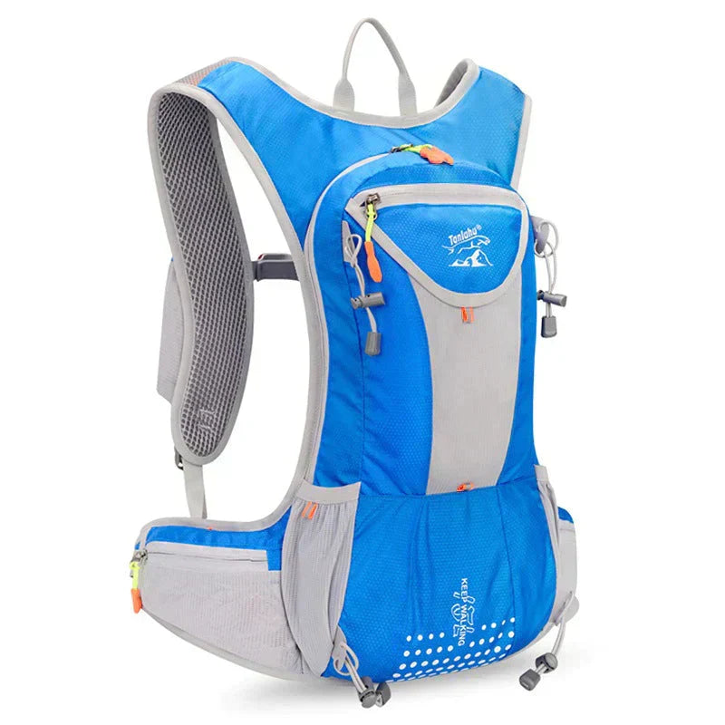 Hydration Travel Backpack with 2L Water Bladder | Lightweight 590g Pack for Hiking and Cycling | 7 Colors