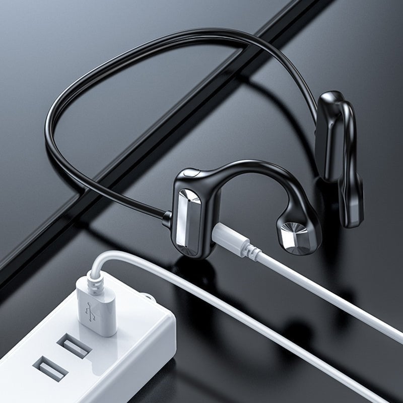 Bone Conduction Open Ear Earbuds with Bluetooth 5.2 | Wraparound Fit That Leaves the Canal Free | 4 Colors