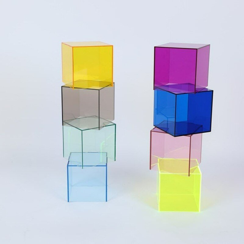 Acrylic Jewelry Organizer and Display Box for Small Collections | Three Sizes from 10 to 20 cm | Seventeen Colors Including Clear