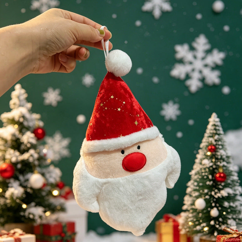 Christmas Throw Pillows in Gingerbread, Tree and Wreath Shapes