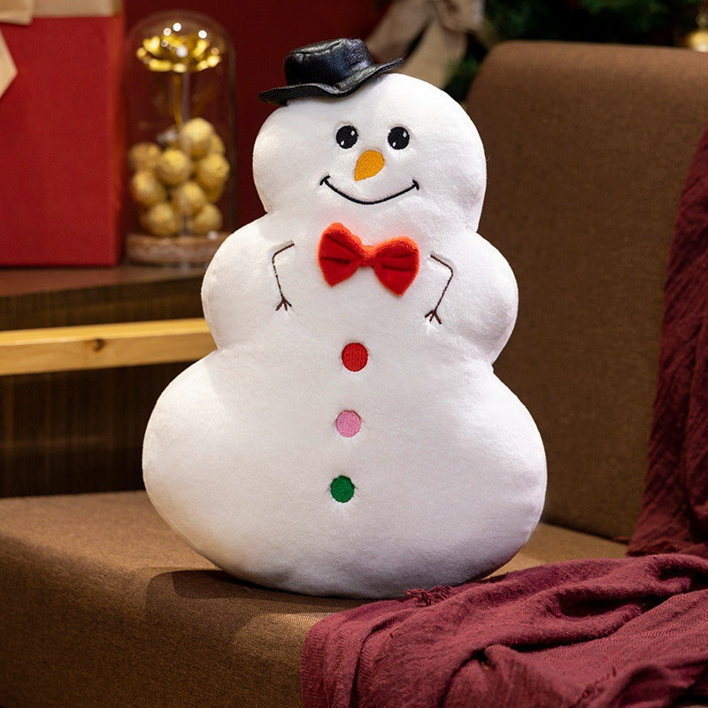 Christmas Plush Toys Gingerbread Man Snowman and Tree Shapes