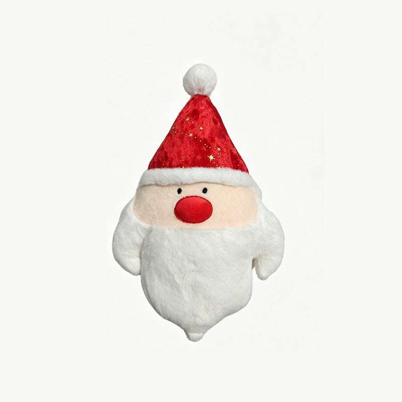 Christmas Throw Pillows in Gingerbread, Tree and Wreath Shapes