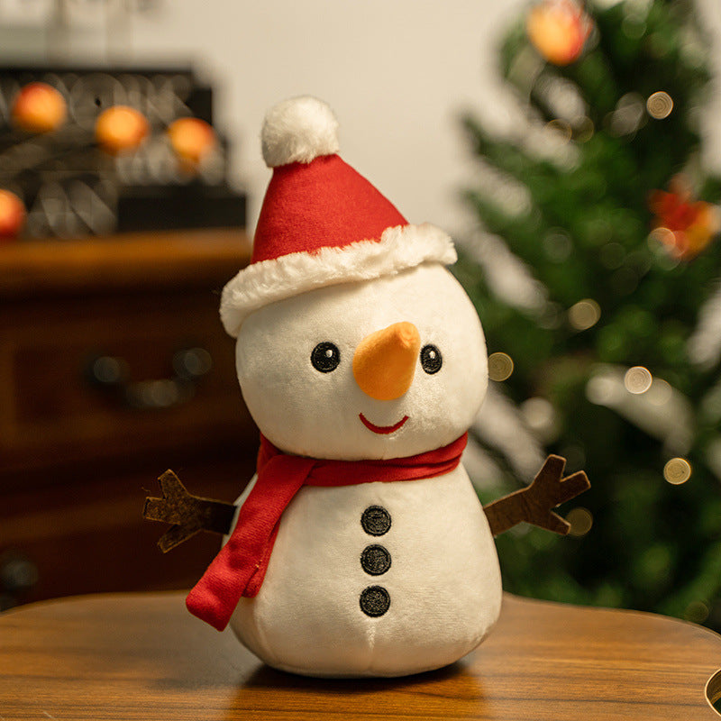 Christmas Plush Ornament Decorations with Hanging Chain