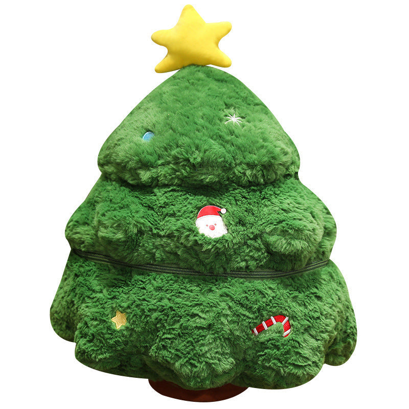 Christmas Plush Toys with Tree, Reindeer and Santa Claus Designs