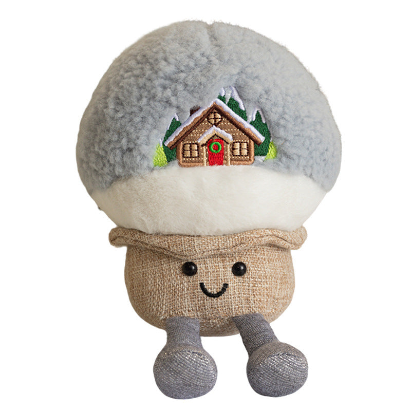 Christmas Plush Toys Snowball, Star and Tree Decorations
