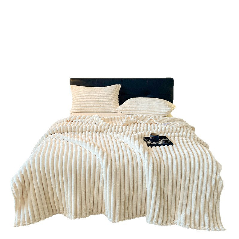 Warm Blanket in Coral Fleece for Couch and Bed | Machine Washable and Lightweight | 6 Sizes, 7 Colors