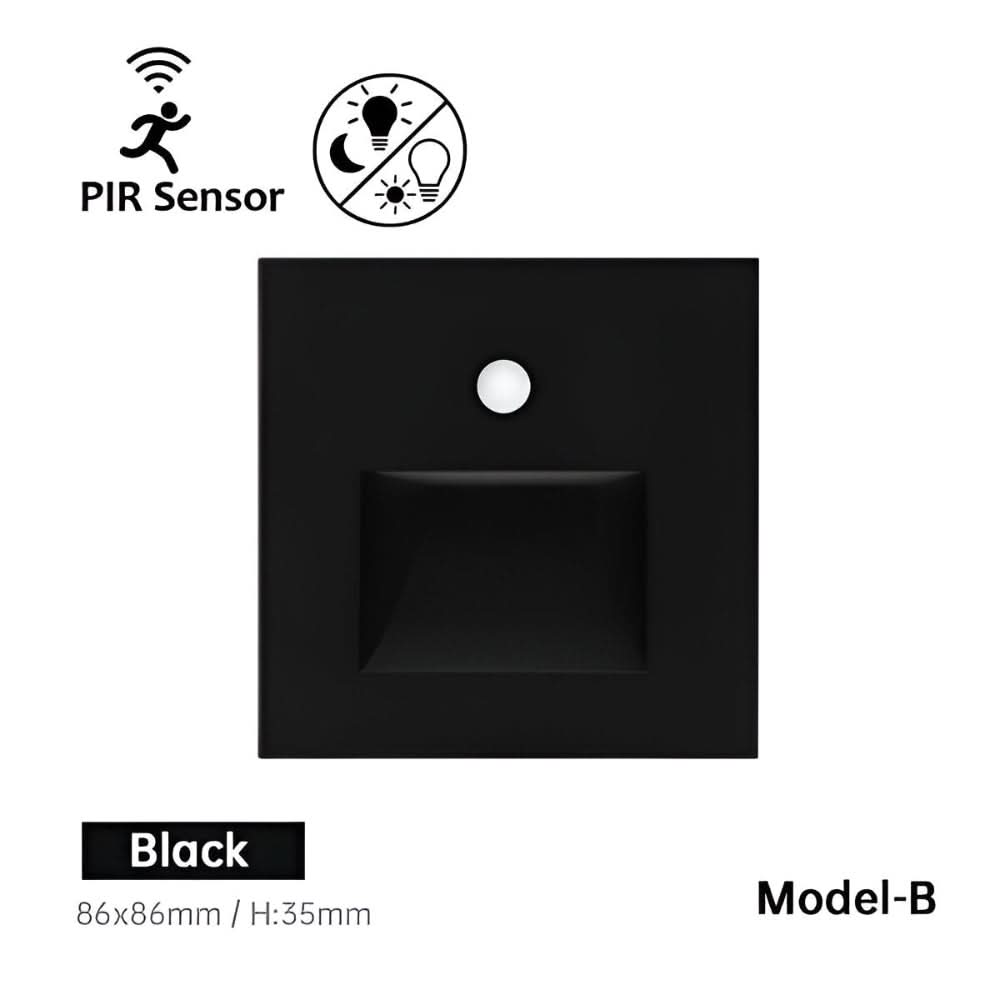 LED Motion Sensor Stair Light | Automatic Hands-Free Lighting | Compact Design for Stairs and Hallways