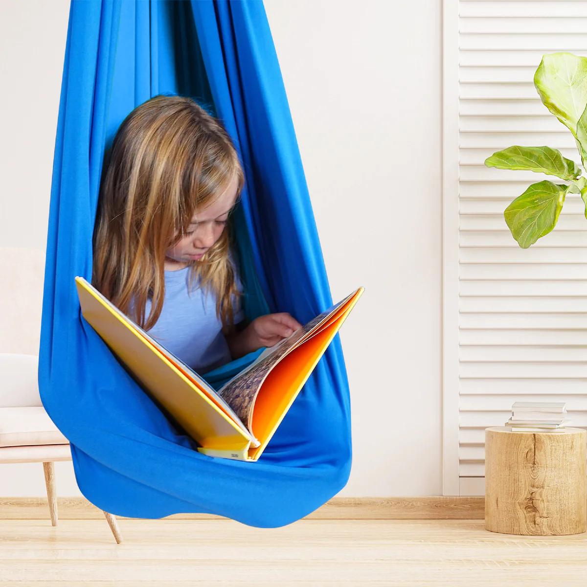 Kids Hammock Available in 5 Colors | Durable Indoor and Outdoor Design | A Cozy Spot to Relax, Read, or Swing at Home