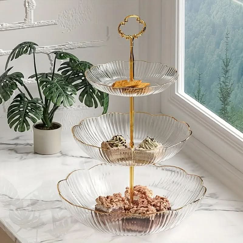 3-Tier Fruit Bowl Organizer | Freestanding Metal Stand | Keeps Fruit Visible and Accessible on Any Counter