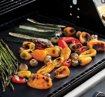 Reusable Non-Stick BBQ Grill Mat | Flexible Fit for Various Grill Surfaces | Easier Cleanup After Grilling