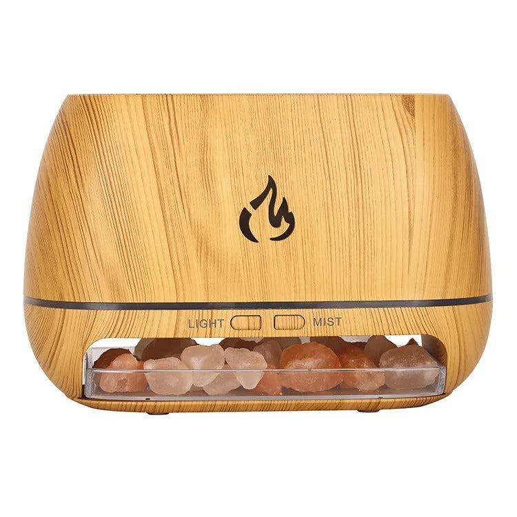 Himalayan Salt Aroma Diffuser with Ambient Light | Compact Design | Fragrance and Soft Glow for Any Room