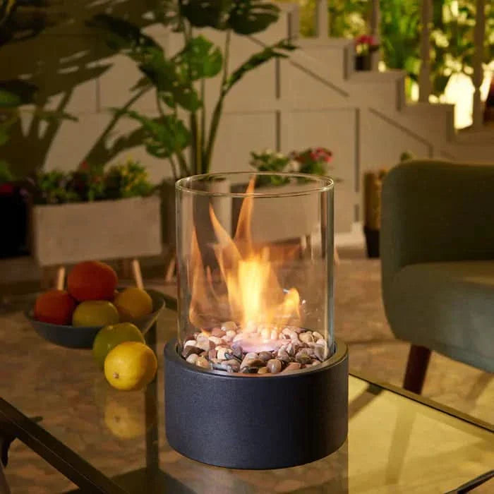 Tabletop Lantern with Flickering Flame Effect | Compact Lantern-Style Design | Warm Ambient Lighting for Any Room